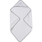 KAPUZENBADETUCH - Weiß/Grau, Basics, Textil (75/75cm) - Patinio