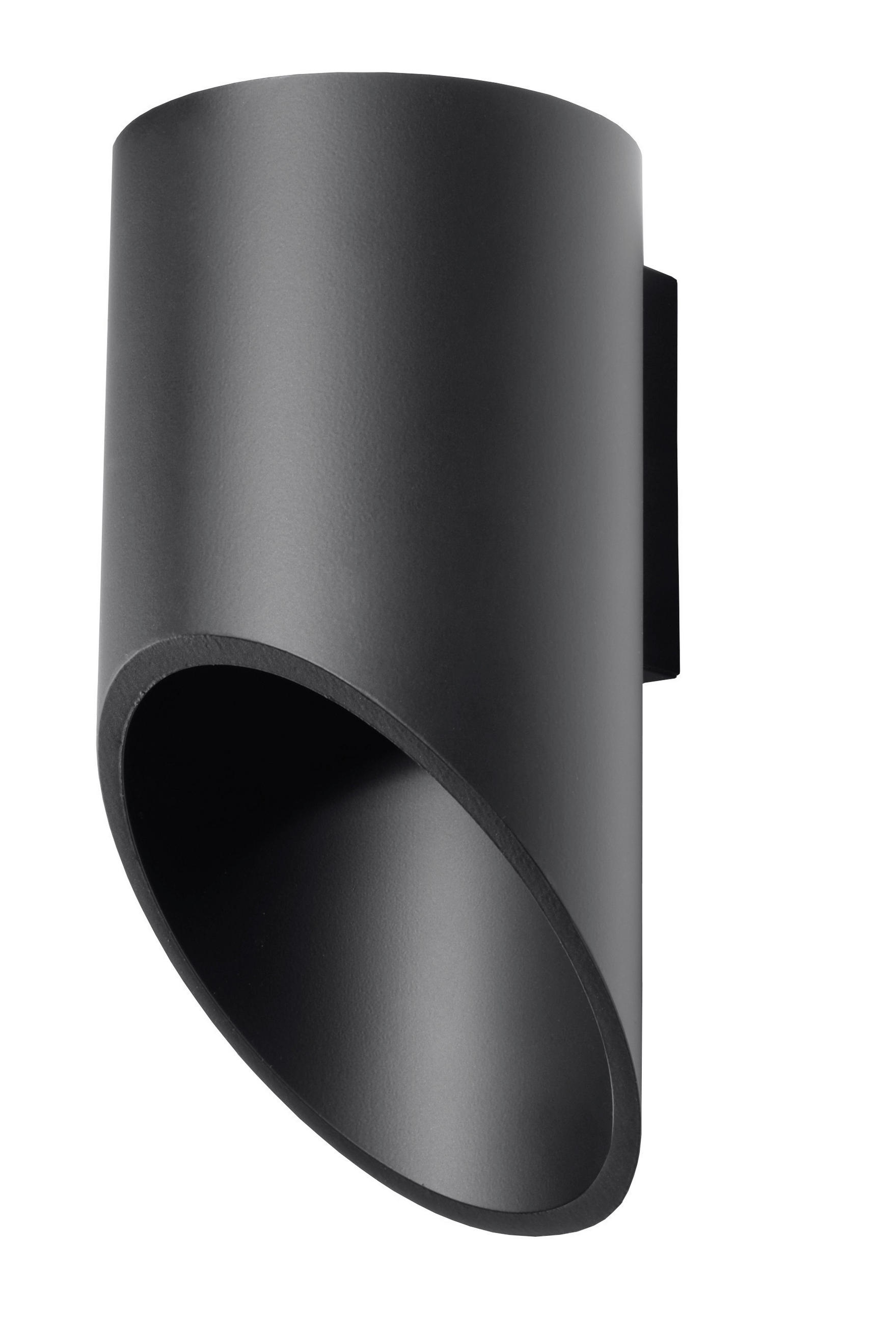 WANDLEUCHTE Penne 10/12/20 cm   - Schwarz, Design, Metall (10/12/20cm)