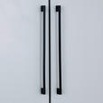 MÖBELGRIFF 2,8/35,2/0,6 cm System Unit Schwarz  - Schwarz, Metall (2,8/35,2/0,6cm) - Hom`in