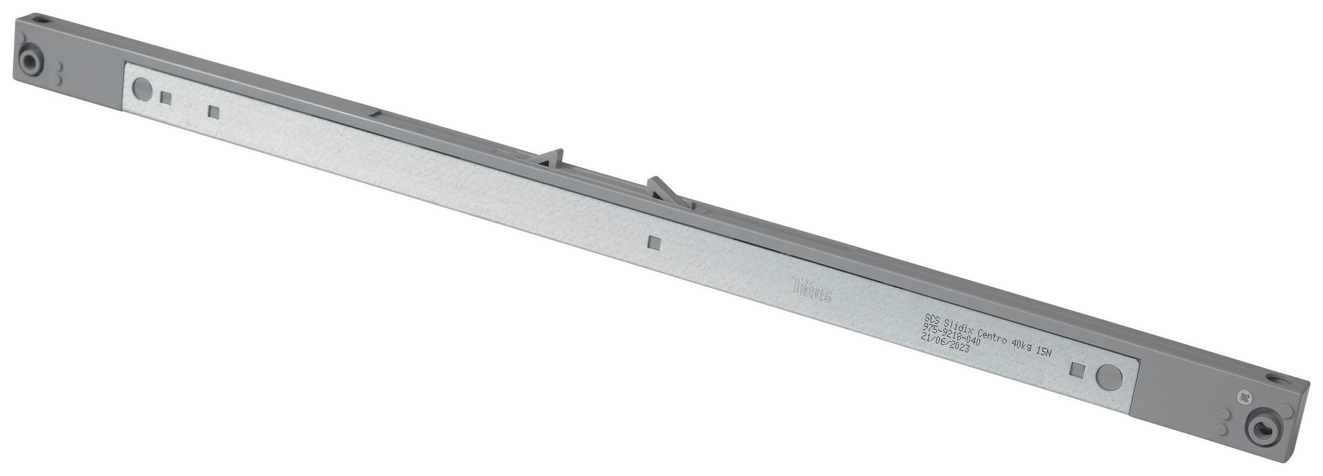 MITTELTÜRDÄMPFER 46,5/2,5/1,5 cm  - Grau, MODERN, Kunststoff/Metall (46,5/2,5/1,5cm) - MID.YOU