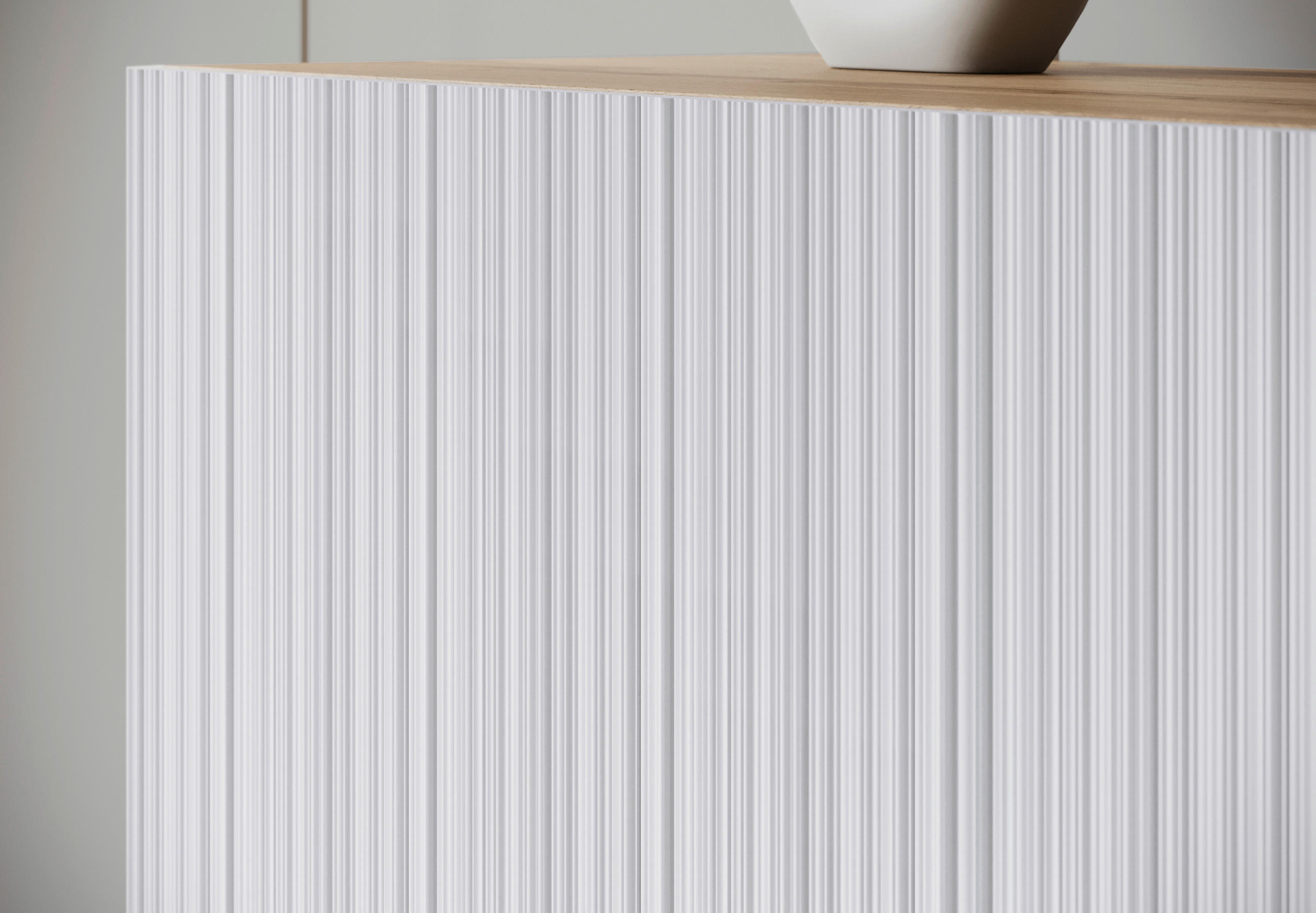 SIDEBOARD  in 120/76/39 cm  - Schwarz/Weiß, Trend, Holzwerkstoff (120/76/39cm) - Livetastic