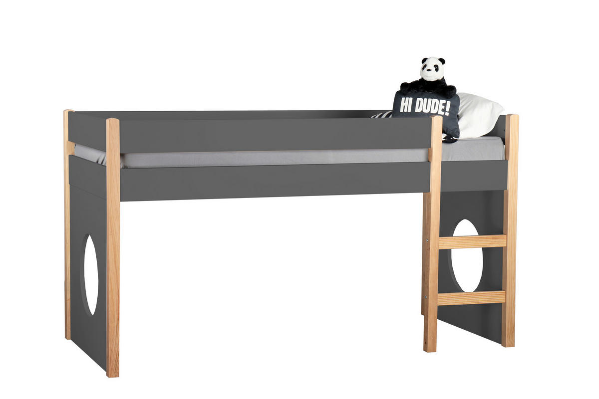 BETTSEITEN  in  - Grau, Design, Holzwerkstoff (90/90/2,5cm) - Livetastic