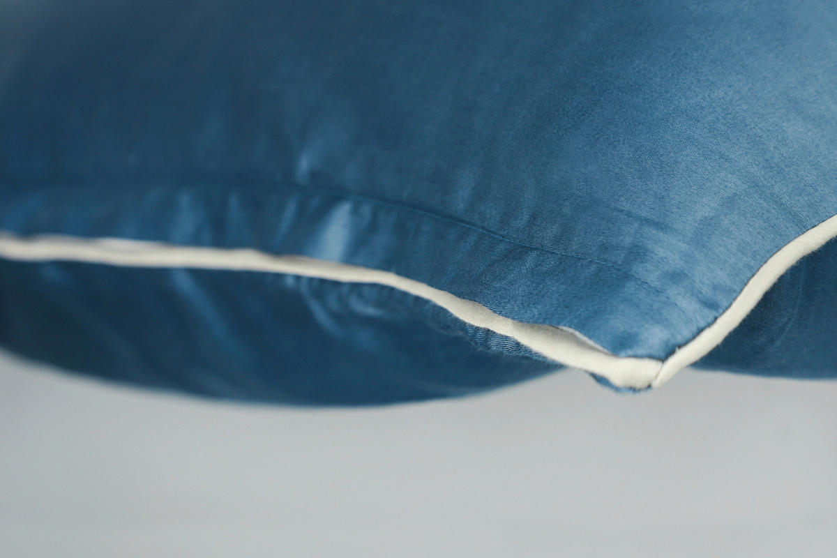 KISSENHÜLLEN-SET Marcel.Remus.Design - Palma blau 40/80 cm  - Blau, Design, Textil (40/80cm) - Marcel Remus