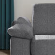 ECKSOFA in Flachgewebe Grau  - Chromfarben/Grau, KONVENTIONELL, Textil/Metall (285/176cm) - Novel