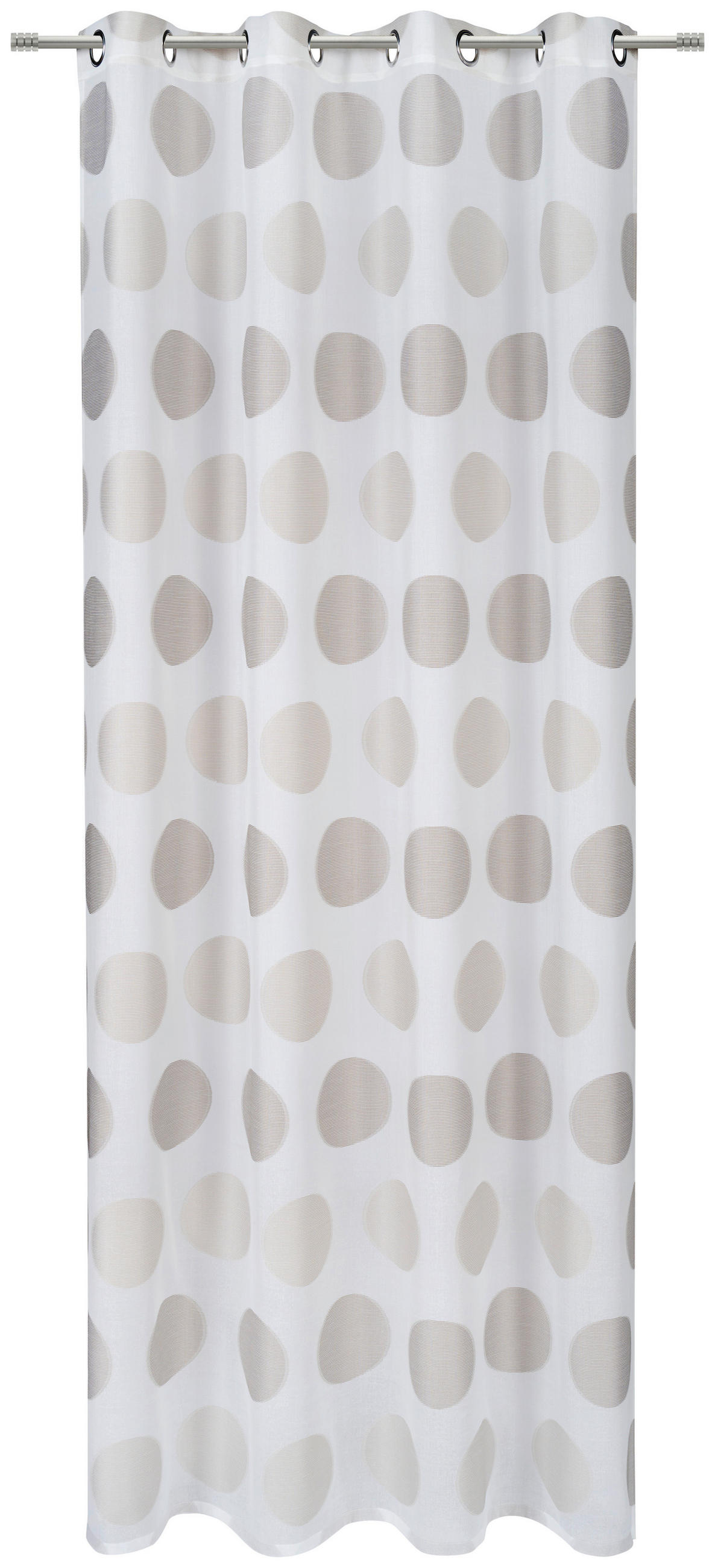 ÖSENSCHAL JAMIRO halbtransparent 140/245 cm   - Beige, Design, Textil (140/245cm) - Esposa