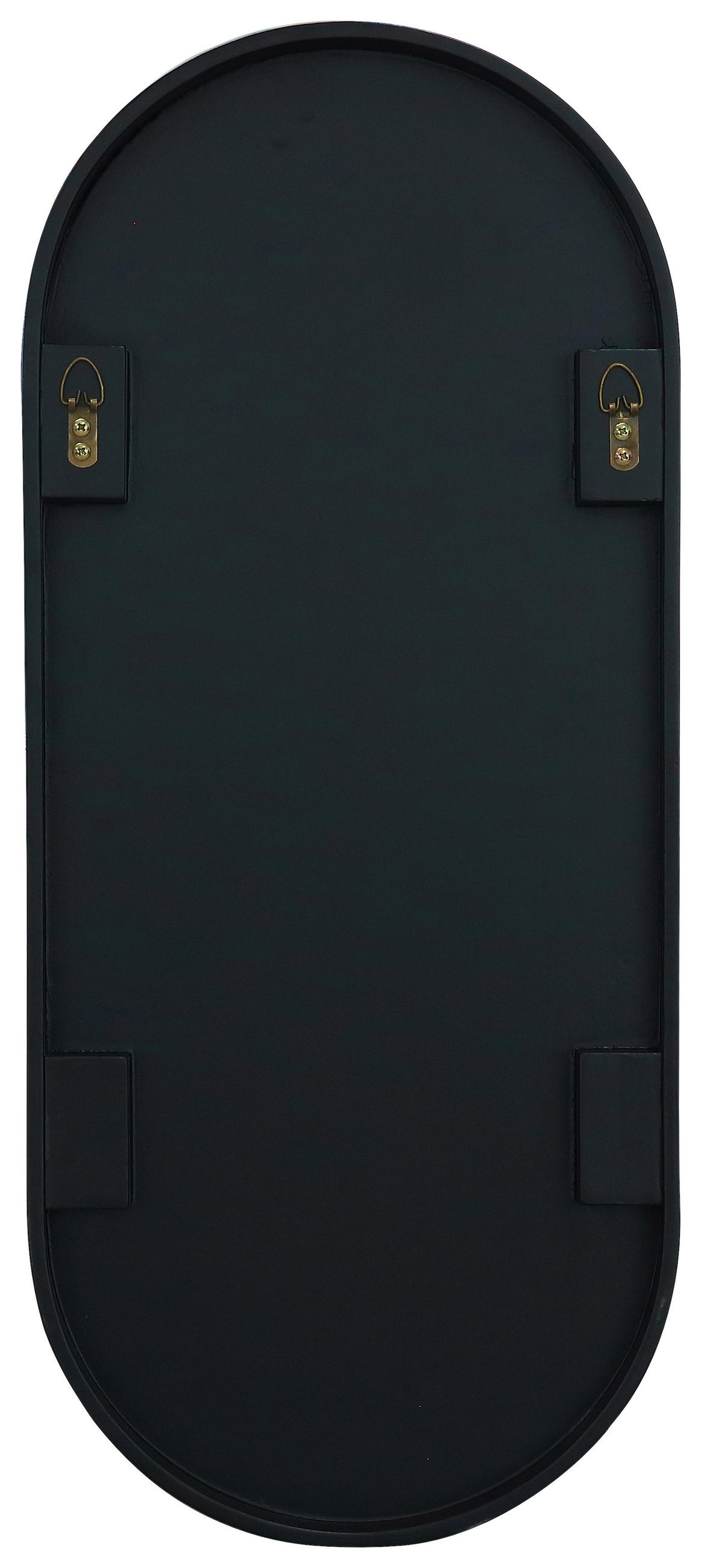 WANDSPIEGEL 70/30/6 cm    in oval  - Klar/Schwarz, Design, Glas/Holzwerkstoff (70/30/6cm) - MID.YOU