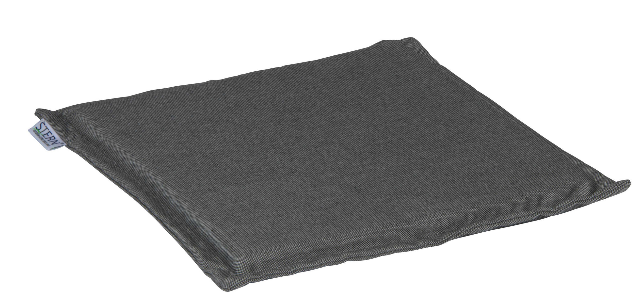GARTENSITZKISSEN Uni - Grau, Basics, Textil (44/3/44cm) - Stern