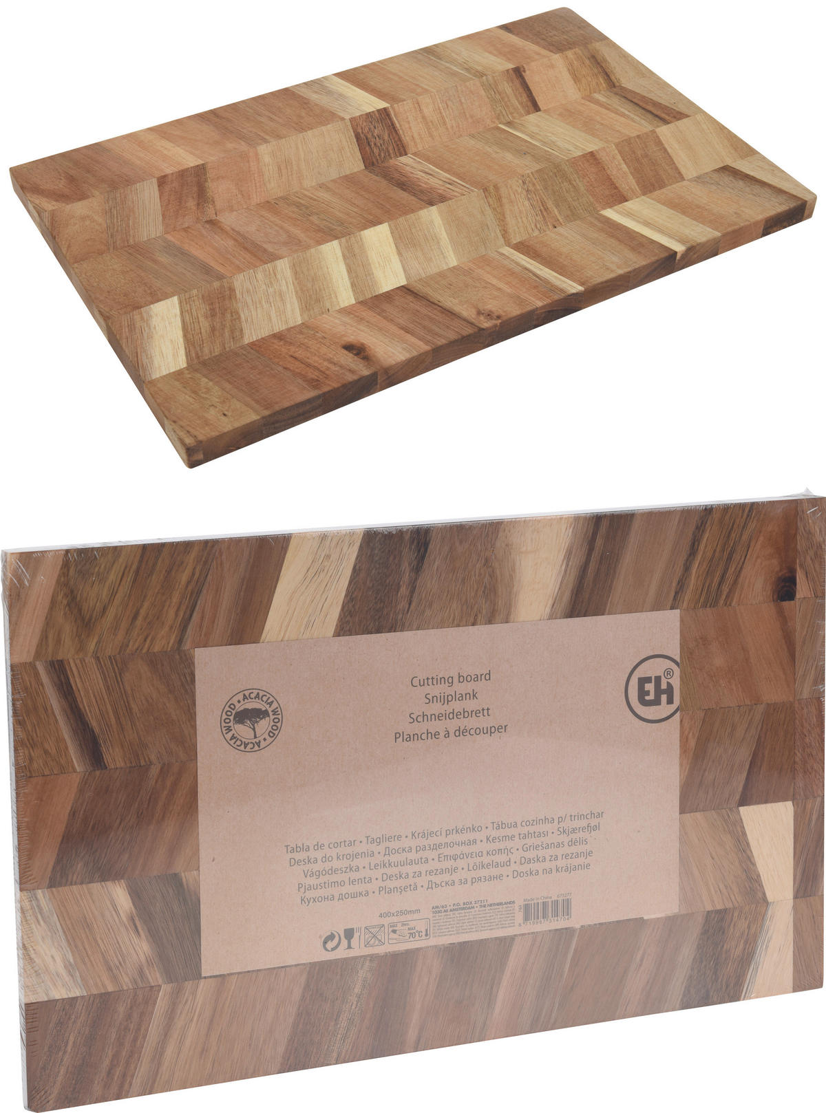 DASKA ZA SEČENJE  drvo  - prirodna boja, Osnovno, drvo (40/25/1,6cm)