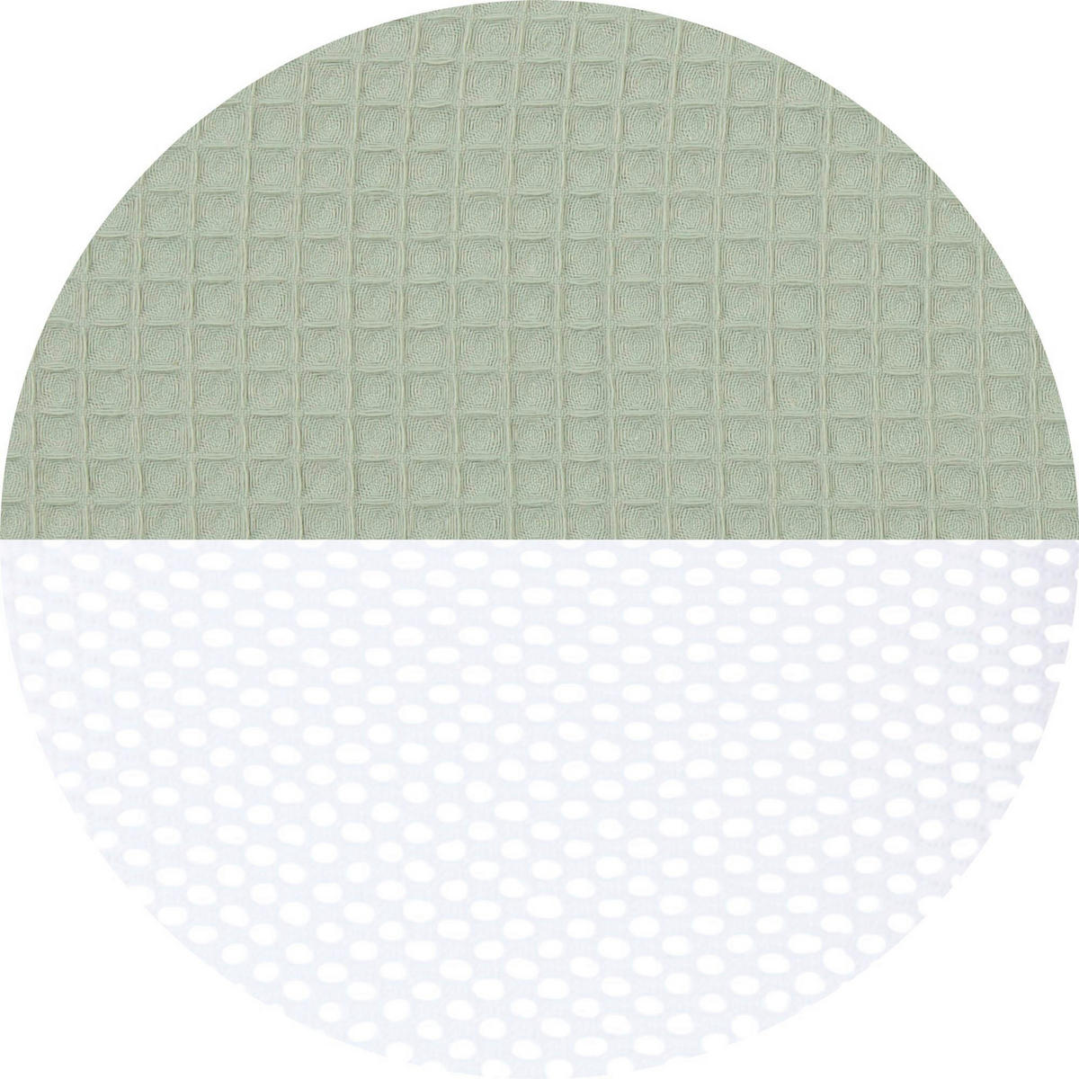 NESTCHEN babybay Nestchen 3D Mesh  - Jadegrün, Basics, Naturmaterialien (200/24/2cm) - Tobi