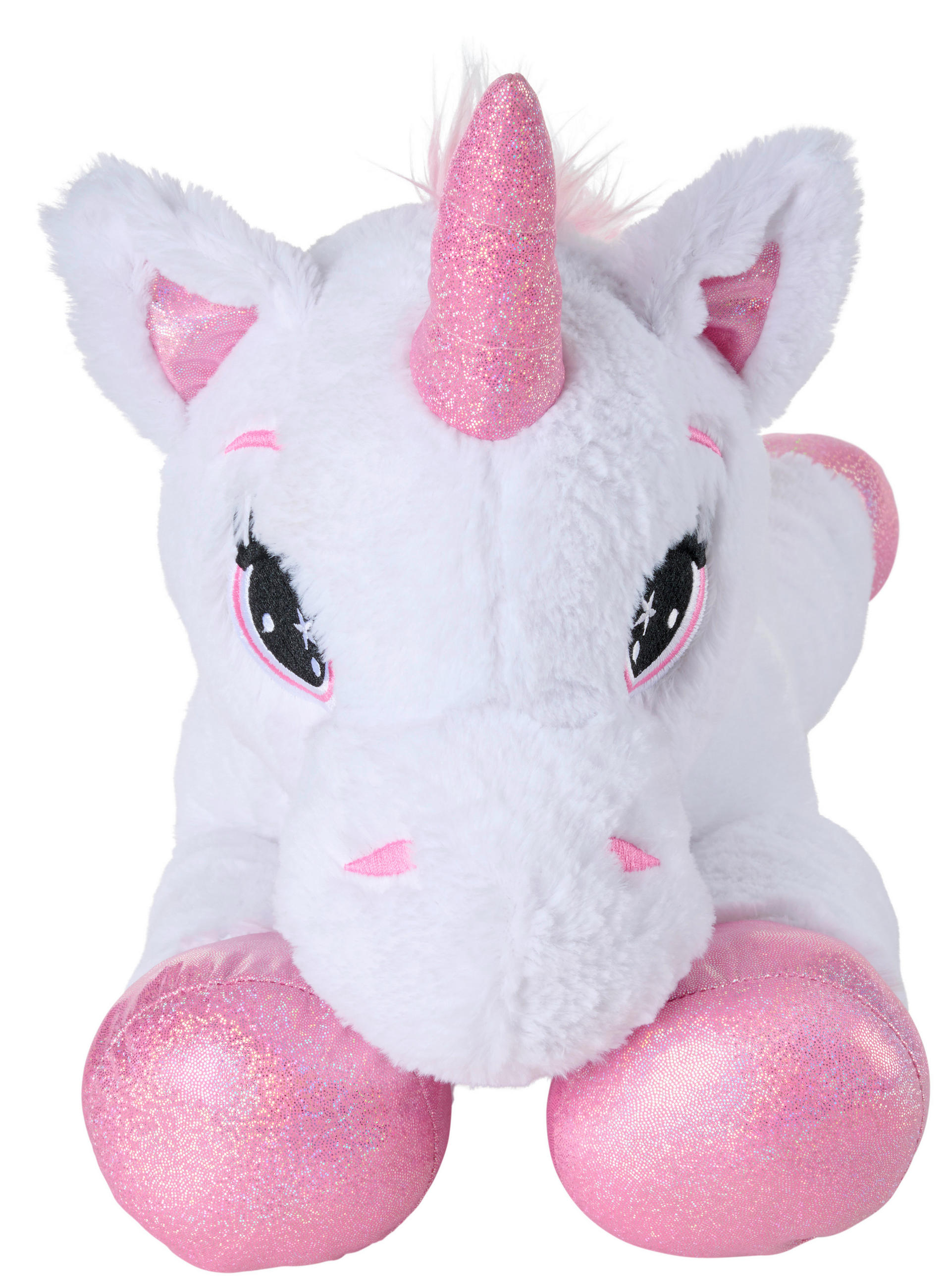 PLÜSCHTIER  - Rosa/Weiß, Basics, Kunststoff/Textil (60cm) - My Baby Lou