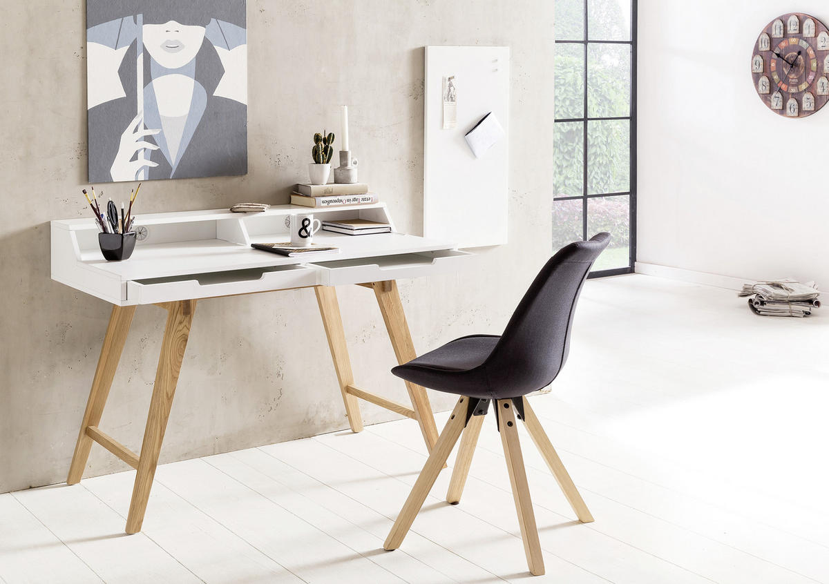 PISALNA MIZA  - barve hrasta, Design (110/60/85cm) - MID.YOU