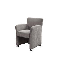 STOLICA S NASLONOM ZA RUKE  cappuccino  drvo, tekstil, drvni materijal      - cappuccino, Moderno, drvni materijal/drvo (65/85/66cm) - Livetastic
