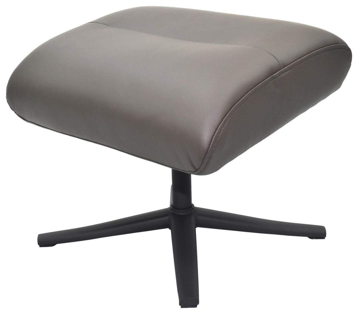 RELAXSESSELSET Lederlook Echtleder    - Dunkelbraun/Schwarz, Design, Leder/Holz (72/109/86/111/81cm) - Livetastic