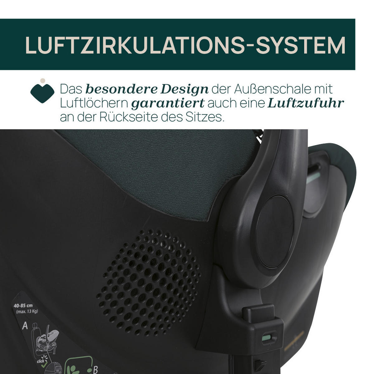 KINDERAUTOSITZ  - Dunkelgrün/Schwarz, Basics, Textil (63/36/57/37cm) - Chicco