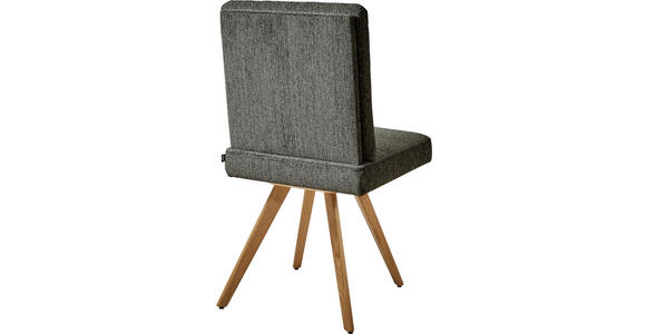 STUHL in Flachgewebe Holz, Textil - Eichefarben/Beige, Design, Holz/Textil (46/94/58cm) - Dieter Knoll
