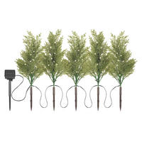DEKORAČNÉ LED SVIETIDLO - priehľadné/čierna, Basics, kov/plast (45cm)