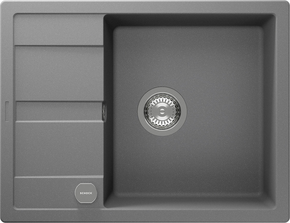 SPÜLE MAND100AGCR  - Hellgrau, Basics, Stein (65/30,4/50cm) - Schock