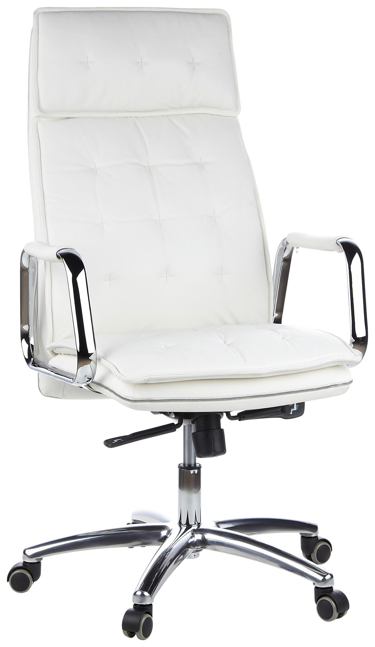 CHEFSESSEL Creme  - Creme, Basics, Leder/Kunststoff (60/130/48cm) - MID.YOU