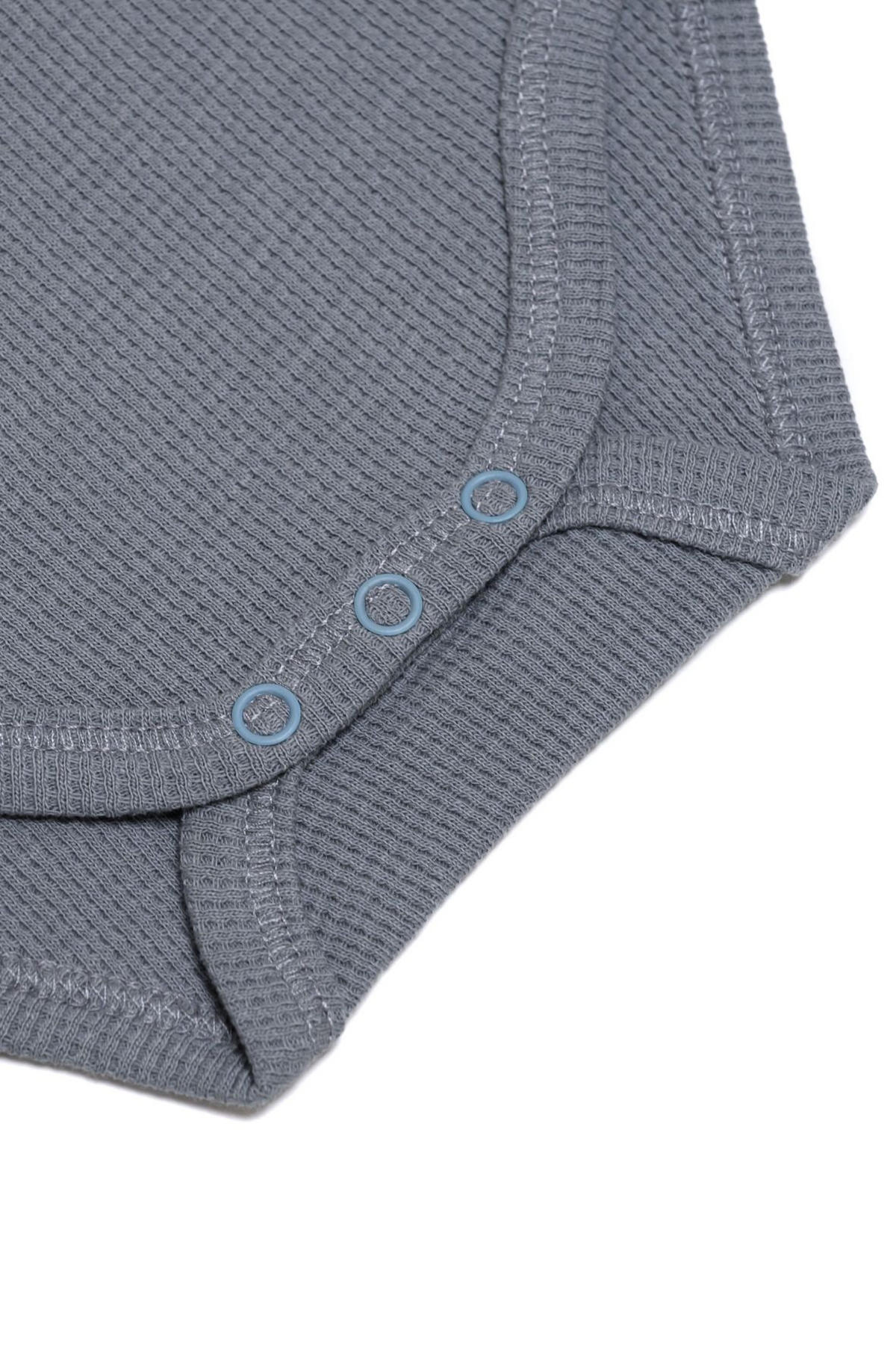 BABYBEKLEIDUNGSSET 2-teilig  - Graublau, Basics, Textil (80null) - Patinio