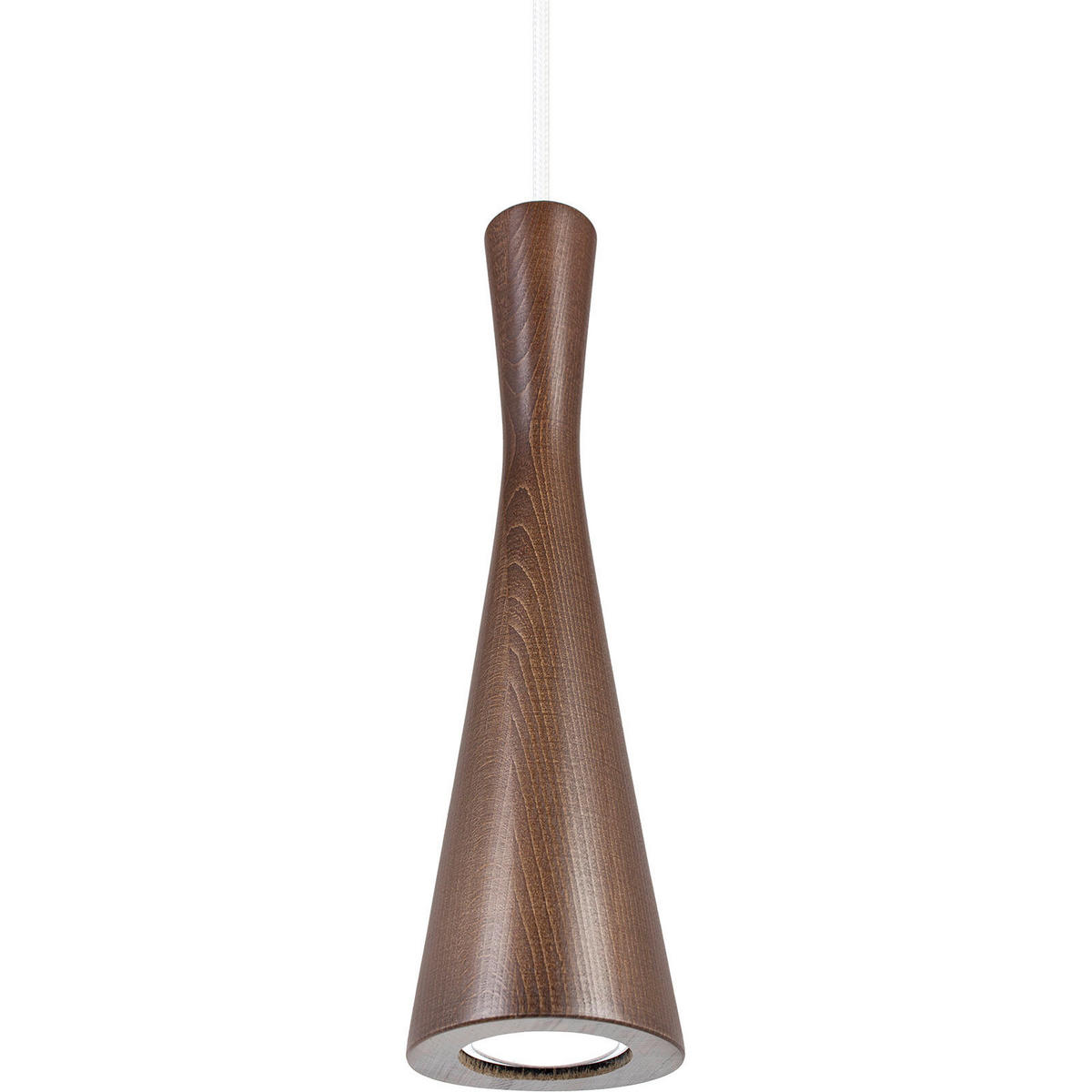 ZÁVĚSNÉ SVÍTIDLO, 10/90-140 cm  - bílá/barvy ořechu, Natur, dřevo (10/90-140cm)
