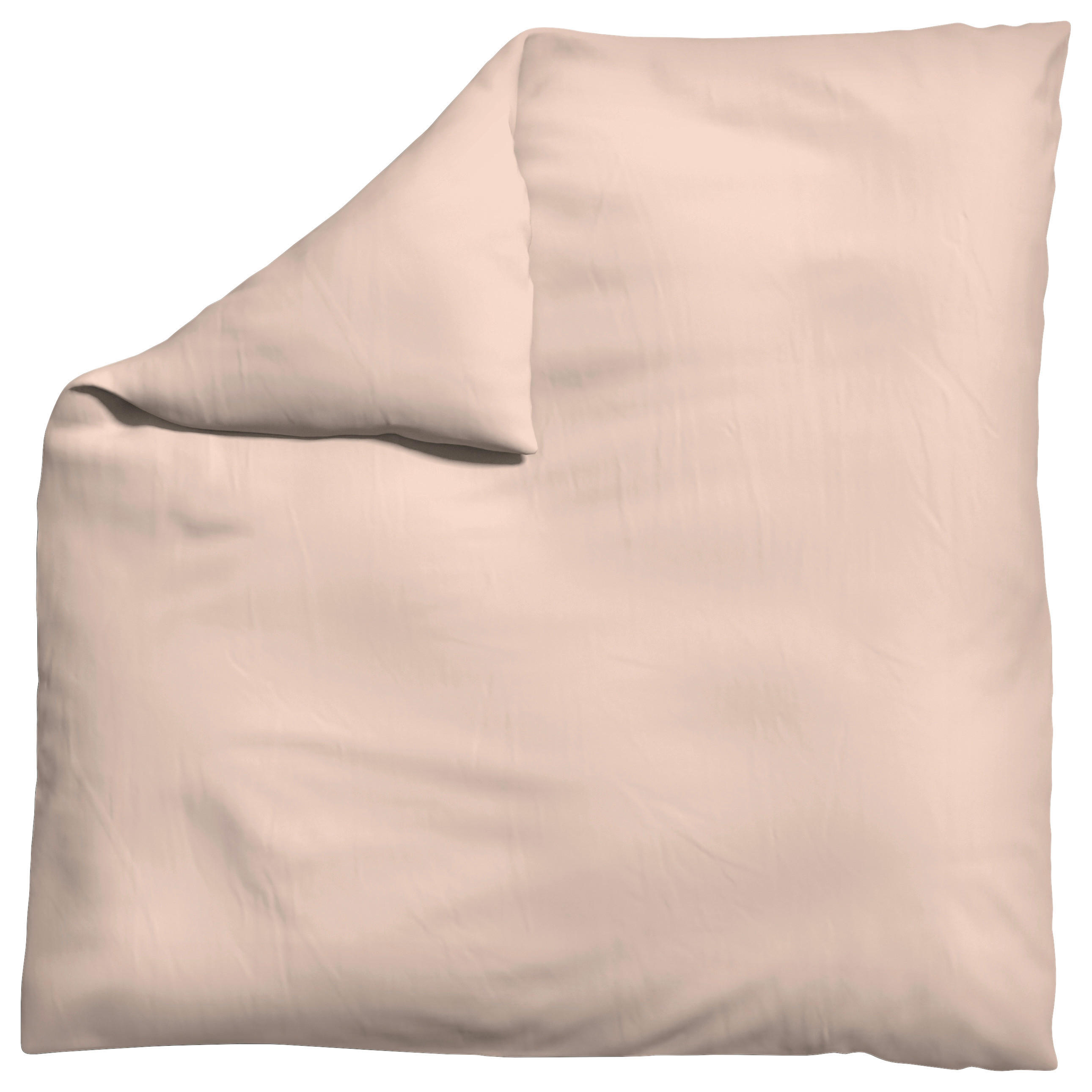 Schlafgut Bettdeckenbezug Woven Satin Hellrot 200x200 cm