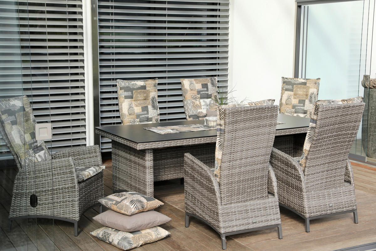 SESSELAUFLAGENSET in Beige Federn  - Beige, Basics, Textil (50/7/120cm)