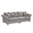 SOFA in Textil Taupe - Taupe/Eichefarben, LIFESTYLE, Holz/Textil (264/111/cm) - Landscape SOFA in Textil Taupe - Taupe/Eichefarben, LIFESTYLE, Holz/Textil (264/111/cm) - Landscape