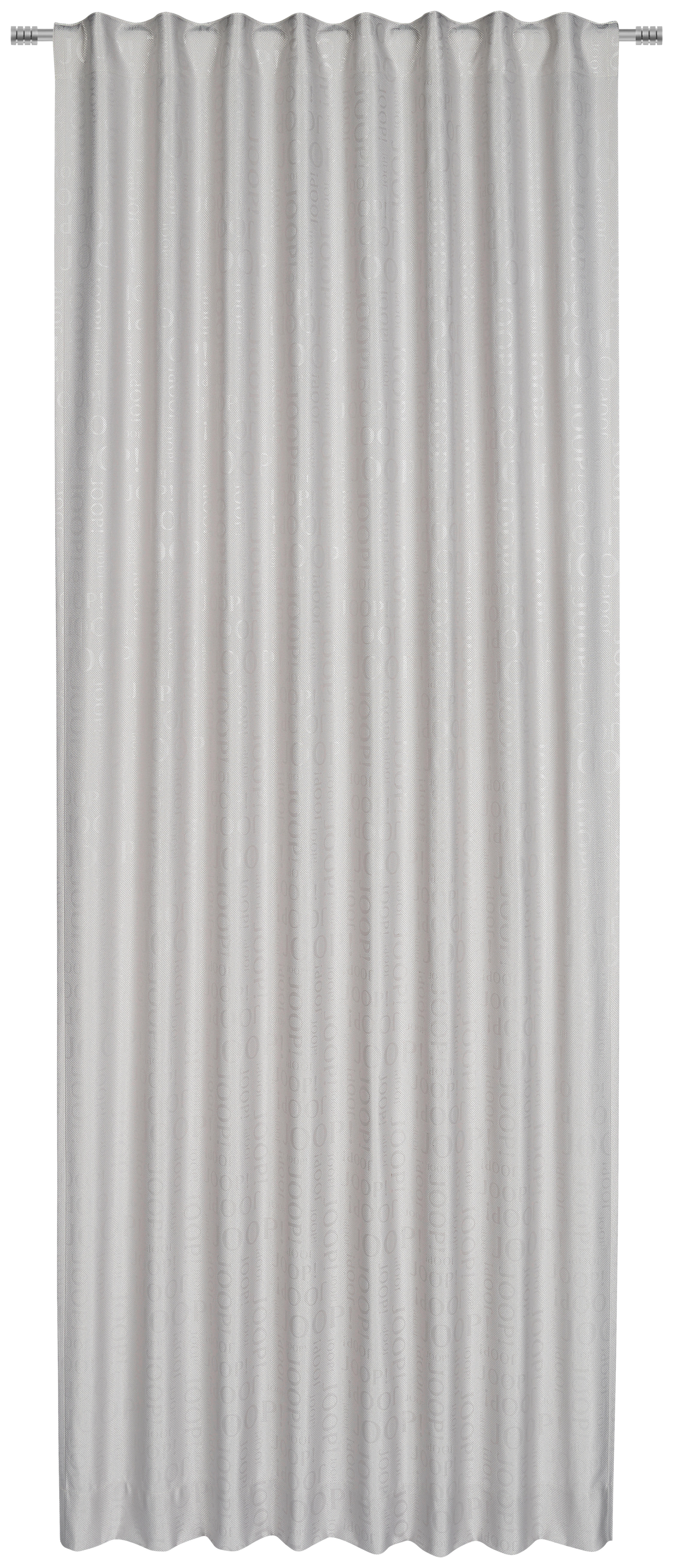 FERTIGVORHANG J-Label blickdicht 130/250 cm   - Silberfarben/Hellgrau, Design, Textil (130/250cm) - Joop!