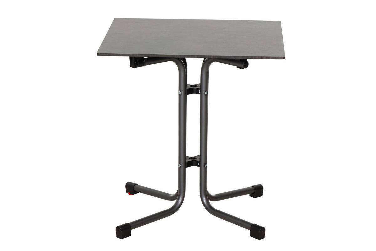 GARTENGARNITUR 3-teilig  - Grau, Basics, Holzwerkstoff/Kunststoff (65/80/65cm) - Siena Garden