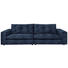 SOFA in Textil Blau, Dunkelblau - Blau/Schwarz, Design, Kunststoff/Textil (290/87/122cm) - Ambiente SOFA in Textil Blau, Dunkelblau - Blau/Schwarz, Design, Kunststoff/Textil (290/87/122cm) - Ambiente