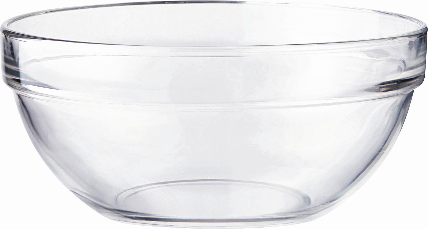 SCHÜSSEL  - Klar/Transparent, Basics, Glas (20,0/9,5/20,0cm)