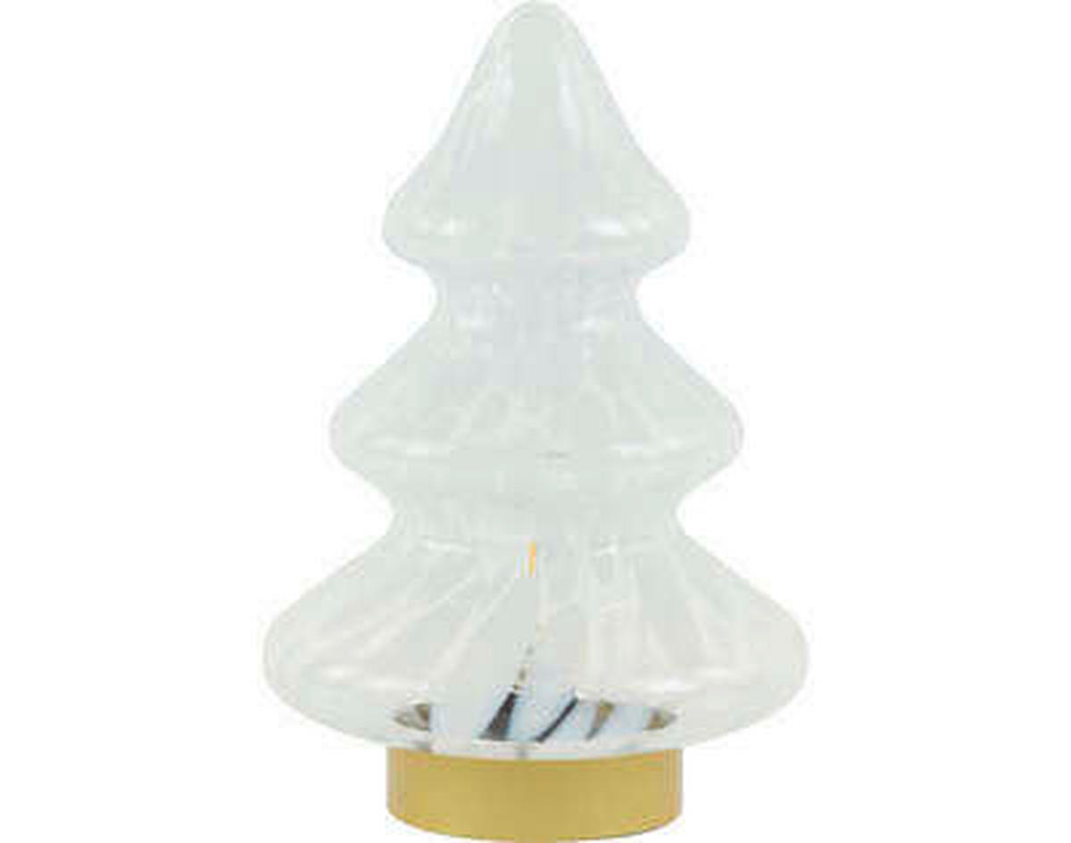 LED-TISCHLEUCHTE 19/19/28 cm  - Klar, Basics, Glas (19/19/28cm)