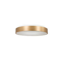 LED-DECKENLEUCHTE Ringlede 30/9 cm   - Goldfarben, Basics, Kunststoff/Metall (30/9cm)
