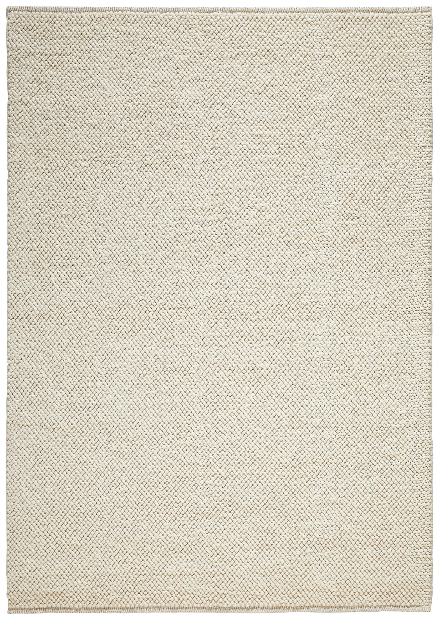 HANDWEBTEPPICH 130/190 cm Loop Creme  - Creme, Natur, Textil (130/190cm) - Linea Natura