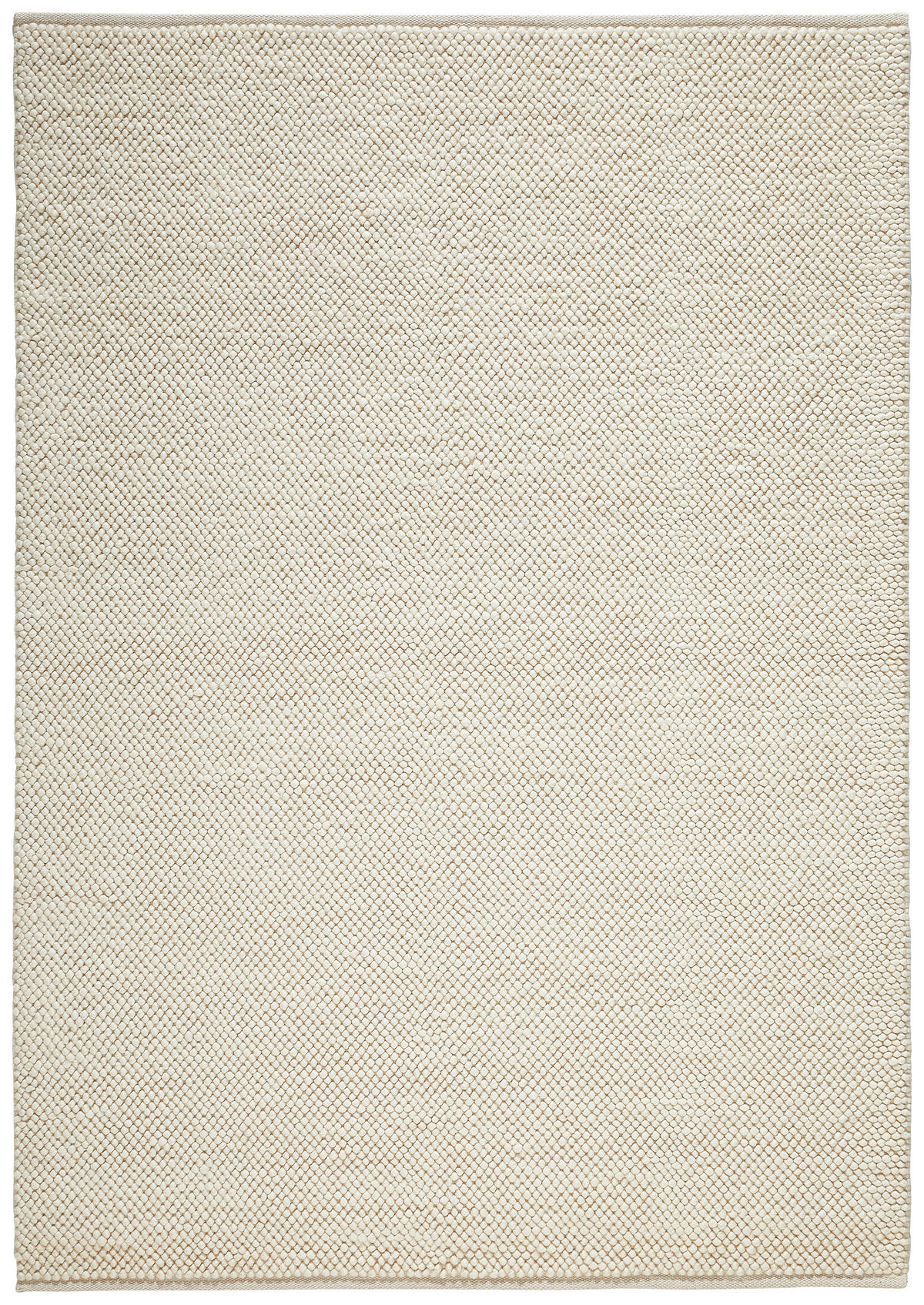 RUČNĚ TKANÝ KOBEREC, 90/160 cm, krémová - krémová, Natur, textil (90/160cm) - Linea Natura
