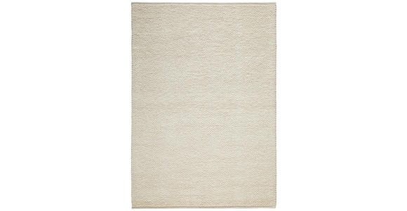 HANDWEBTEPPICH 90/160 cm Loop Creme  - Creme, Natur, Textil (90/160cm) - Linea Natura
