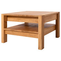 COUCHTISCH in Holz 70/70/47,5 cm  - Wildeiche, Konventionell, Holz (70/70/47,5cm) - Linea Natura