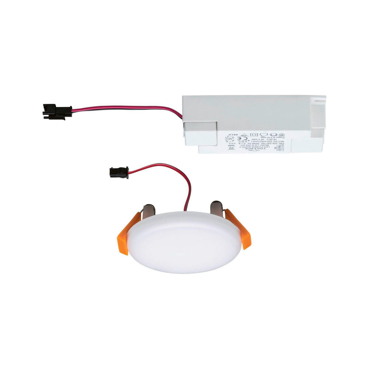 LED-EINBAUSPOT 7,5/1 cm   - Weiß, Basics, Kunststoff (7,5/1cm) - Paulmann