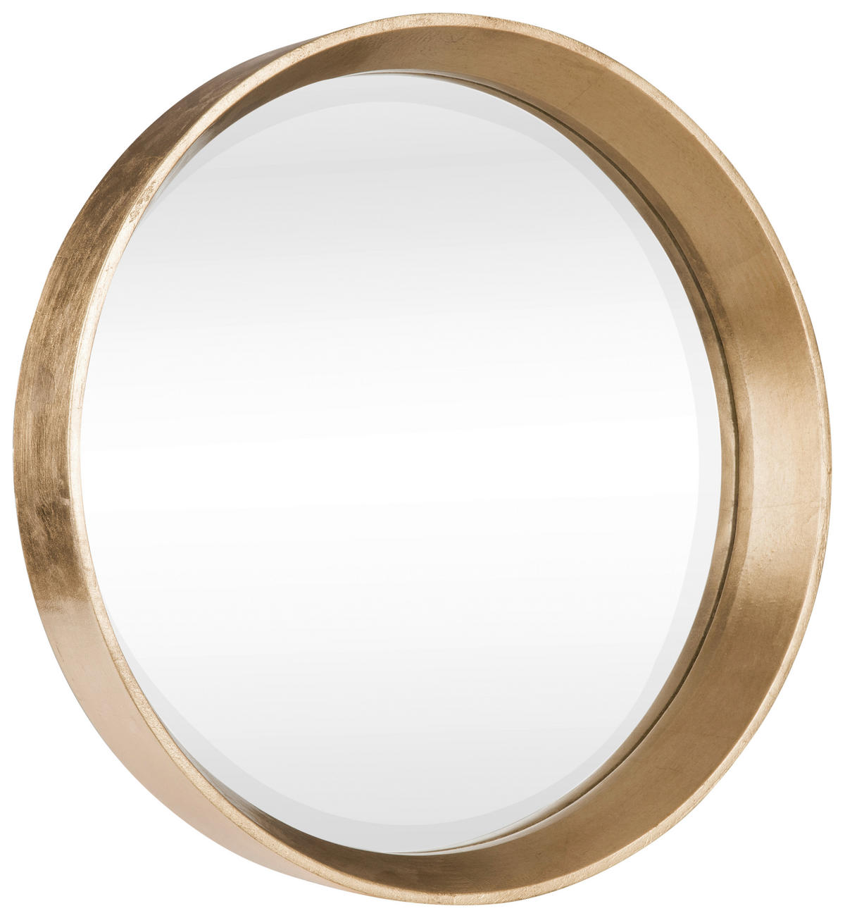 ZIDNO OGLEDALO  40/40/5,6 cm     - zlatna, Lajfstajl, staklo/pločasti materijal (40/40/5,6cm) - Xora