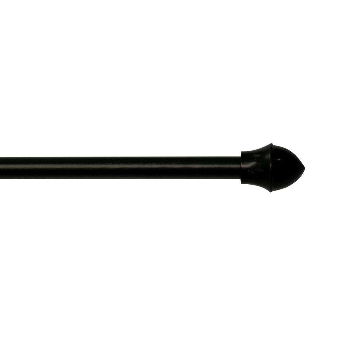 GARDINSTÅNGSET 125-220 cm  - svart, Basics, metall (125-220cm)
