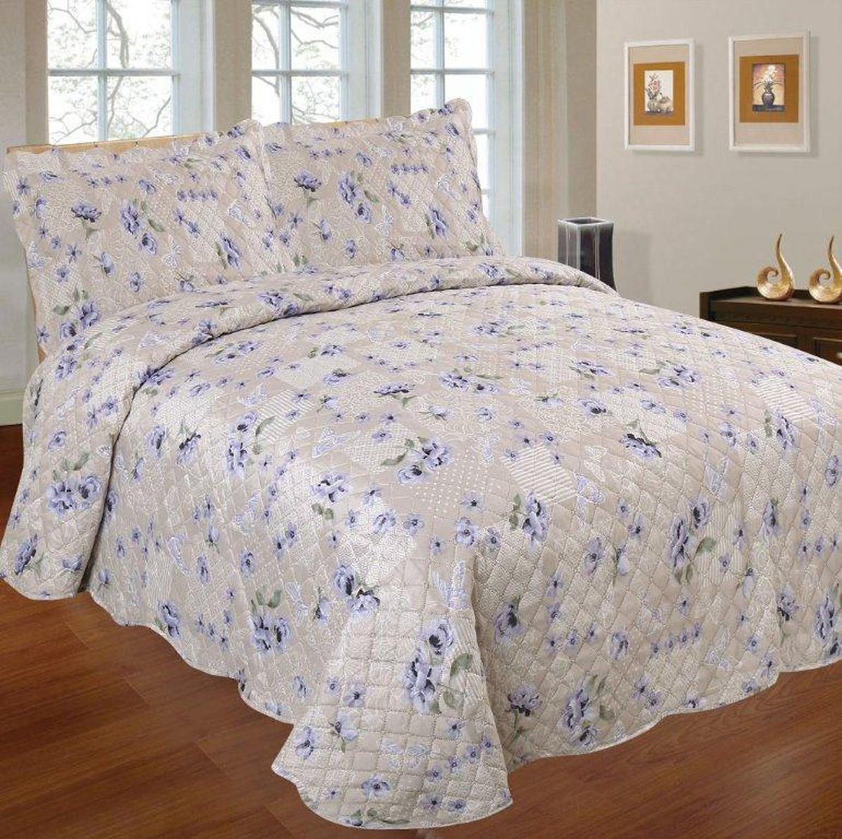 PREKRIVAČ 220/250 cm bež  - bež, Konvencionalno, tekstil (220/250cm)