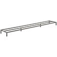 FUSSGESTELL - Schwarz, Basics, Metall (226/13/40,5cm) - Novel