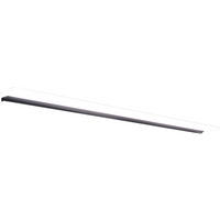 AUFBAULEUCHTE 12,3/123,4/28,1 cm   - Schwarz, Basics, Kunststoff (12,3/123,4/28,1cm) - Novel
