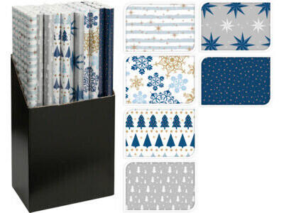 HÂRTIE DE ÎMPACHETAT CADOURI  - Basics, hârtie (3/3/70cm)