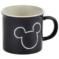 KAFFEETASSE Mickey Mouse 315 ml  - Schwarz/Weiß, Basics, Keramik (8,5/8,5cm) - Disney
