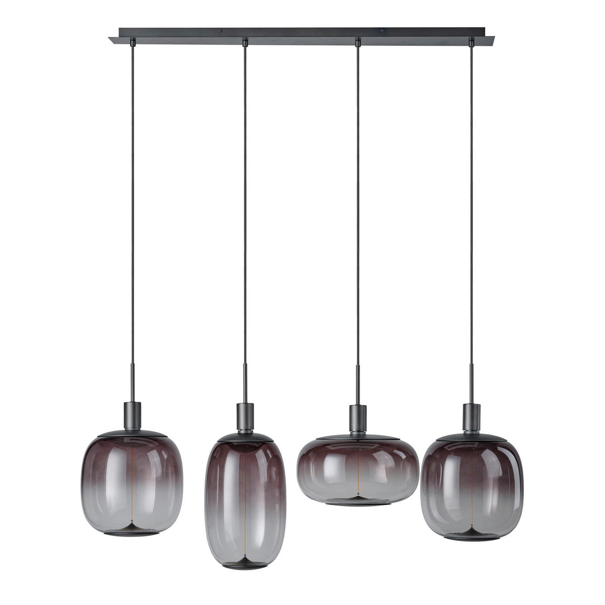 ohne Gläser 95/4,2/200 cm  - Dunkelgrau, Basics, Metall (95/4,2/200cm) - Osram