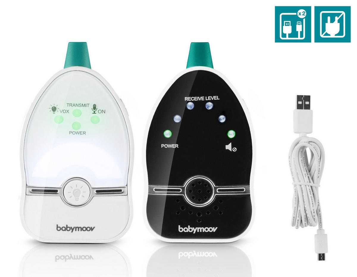 BABY ALARM  Easi Care  - bijela/crna, Basics, plastika - Babymoov