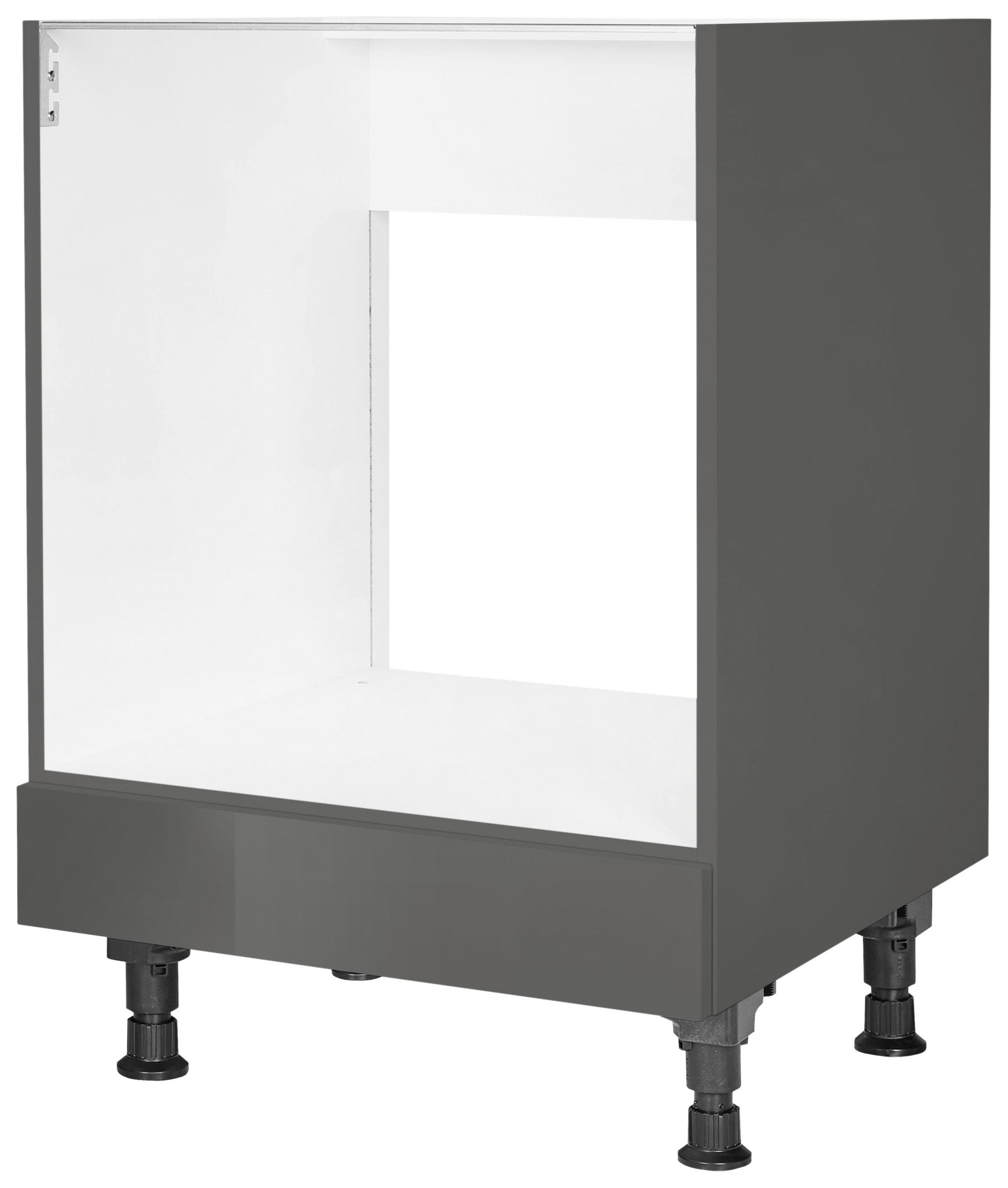 HERDUMBAUSCHRANK 60/87/56 cm  in Schieferfarben  - Schieferfarben, MODERN, Holzwerkstoff (60/87/56cm) - Nobilia