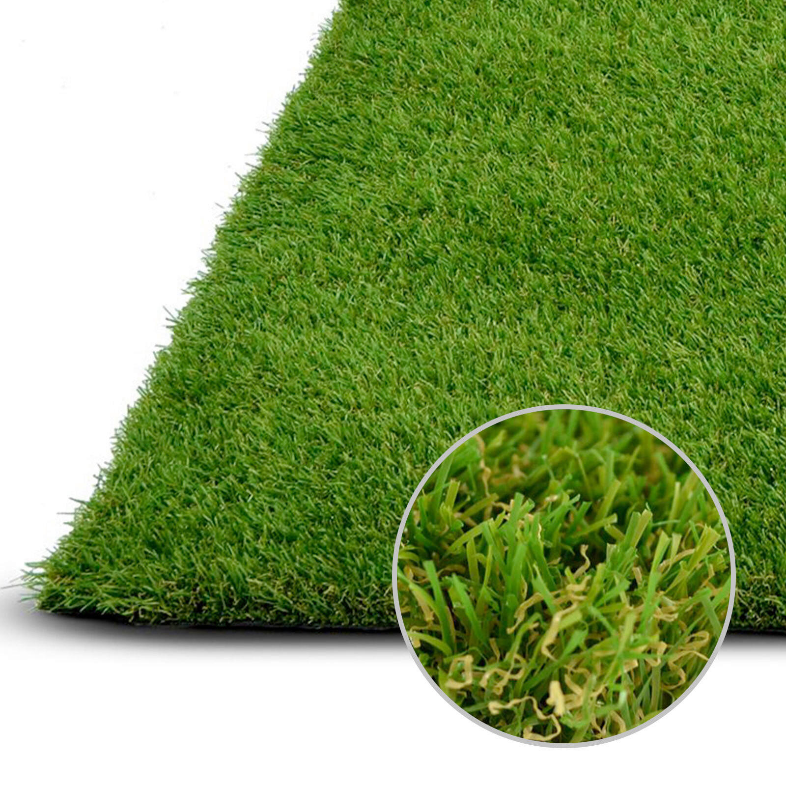 RASENTEPPICH - Grün, Basics, Kunststoff (100/450cm) - Floordirekt