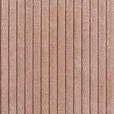 MEGASOFA Cord Altrosa  - Eichefarben/Altrosa, LIFESTYLE, Holz/Textil (264/70/111cm) - Landscape